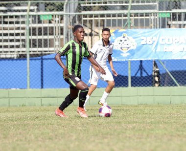 Votorantim 15 Yaş Altı Futbol Kupası 'nın 26.' sı: Corinthians ve America-MG. 19 Ocak 2022, Votorantim, Sao Paulo, Brezilya: Corinthians ve America-MG arasındaki futbol maçı, Votorantim 15 Yaş Altı Futbol Kupası 'nın 26.