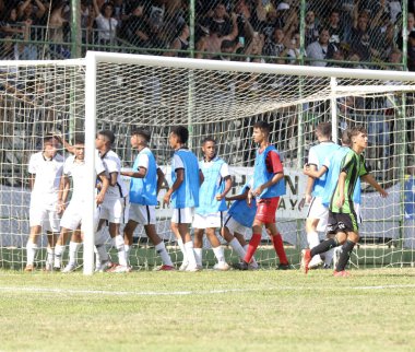 Votorantim 15 Yaş Altı Futbol Kupası 'nın 26.' sı: Corinthians ve America-MG. 19 Ocak 2022, Votorantim, Sao Paulo, Brezilya: Corinthians ve America-MG arasındaki futbol maçı, Votorantim 15 Yaş Altı Futbol Kupası 'nın 26.