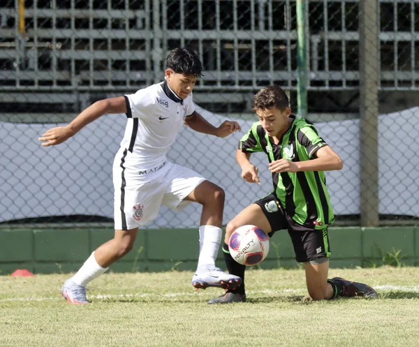 26ª Edición Votorantim Sub Soccer Cup Corinthians America Enero 2022 — Foto de Stock
