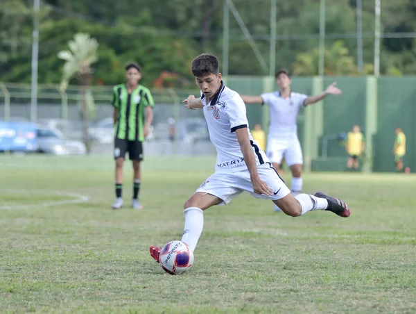 Edycja Votorantim Soccer Cup Corinthians America Stycznia 2022 Votorantim Sao — Zdjęcie stockowe