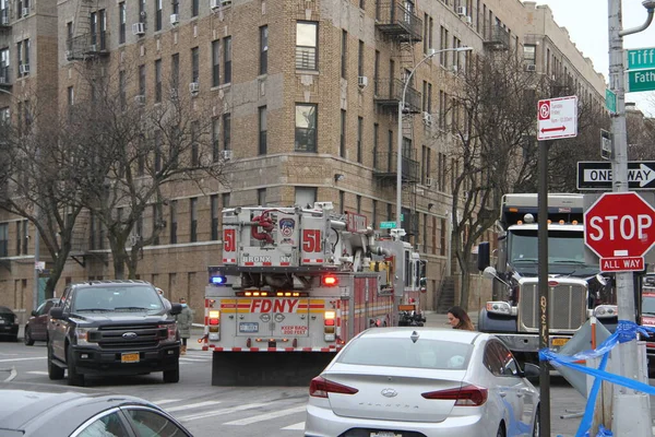 Bronx Taki Bir Patlamada Yaşında Bir Kadın Öldü Ocak 2022 — Stok fotoğraf