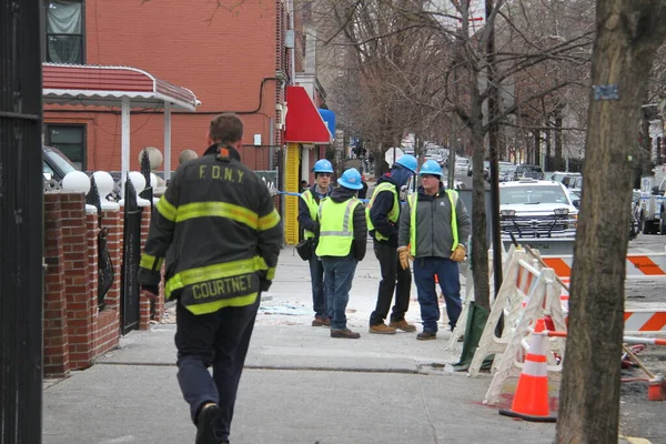 Una Explosión Casa Del Bronx Causando Muerte Una Mujer Años —  Fotos de Stock