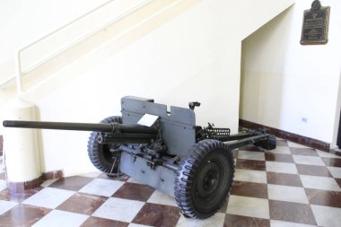 2. Dünya Savaşı 'ndan kalma makaleler Curitiba' daki Expeditionaries Museum 'da sergileniyor. 21 Ocak 2022, Curitiba, Parana, Brezilya: Brezilyalı askerlerin 2. Dünya Savaşı 'na katılımıyla ilgili makaleler (1939-1945))