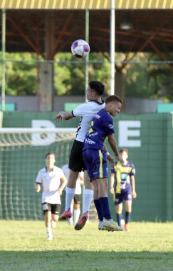 Votorantim 15 Yaş Altı Futbol Kupası 'nın 26.' sı: Votorantim ve Korintliler Seçimi. 21 Ocak 2022, Votorantim, Sao Paulo, Brezilya: Votorantim takımı ile Korintliler arasındaki futbol maçı, 26.