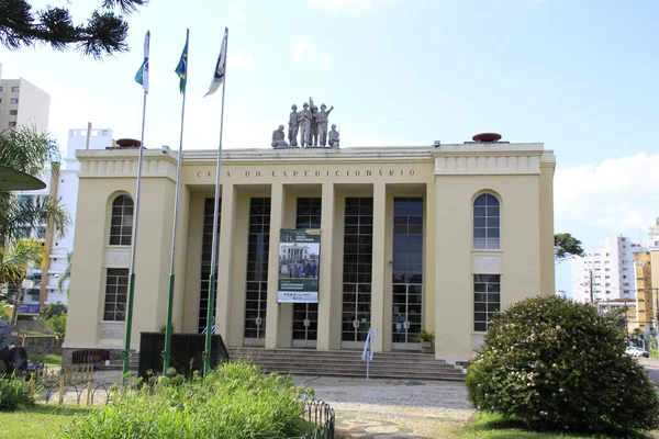 Artigos Segunda Guerra Mundial São Exibidos Museu Expedicionários Curitiba Janeiro — Fotografia de Stock