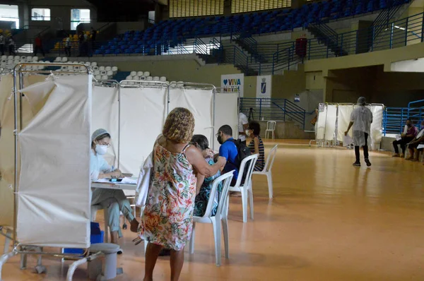 Centro Testes Para Detecção Covid Criado Natal Janeiro 2022 Natal — Fotografia de Stock