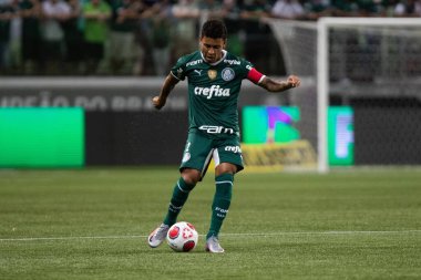 Paulista Futbol Şampiyonası: Palmeiras ve Ponte Preta. 26 Ocak 2022, Sao Paulo, Brezilya: Sao Paulo, Sao Paulo 'daki Allianz Parque Arena' da yapılan Paulista Futbol Şampiyonası 'nın birinci turu için geçerli olan Palmeiras ile Ponte Preta arasındaki futbol maçı