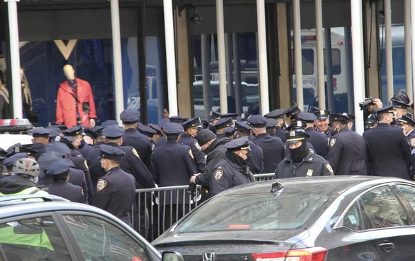 Acorda Jason Rivera Agente Polícia Nova Iorque Morto Catedral Patricks — Fotografia de Stock