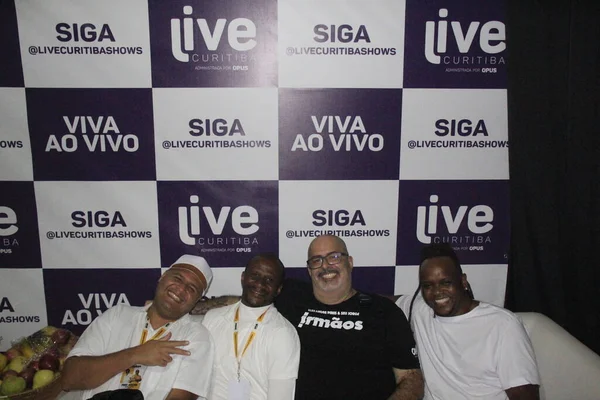 Шоу Бразильских Певцов Хорхе Александра Пиреса Live Curitiba Января 2022 — стоковое фото