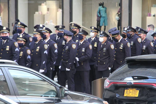 Tras Jason Rivera Mató Oficial Policía Nueva York Catedral Patricks —  Fotos de Stock
