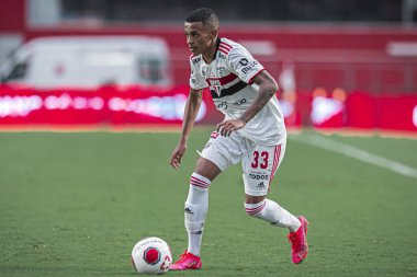 Paulista Futbol Şampiyonası 2022 Sao Paulo ve Ituano. 30 Ocak 2022, Sao Paulo, Brezilya: Sao Paulo, Sao 'dan Koç Rogerio Ceni, Sao Paulo ve Ituano arasında oynanan futbol maçı sırasında, Paulista Futbol Şampiyonası' nın ikinci turu için geçerlidir.