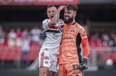 Paulista Futbol Şampiyonası 2022 Sao Paulo ve Ituano. 30 Ocak 2022, Sao Paulo, Brezilya: Sao Paulo, Sao 'dan Koç Rogerio Ceni, Sao Paulo ve Ituano arasında oynanan futbol maçı sırasında, Paulista Futbol Şampiyonası' nın ikinci turu için geçerlidir.