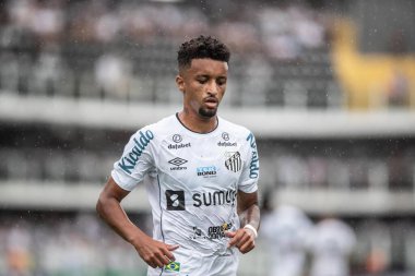 Paulista Futbol Şampiyonası: Santos ve Botafogo-SP. 29 Ocak 2022, Santos, Sao Paulo, Brezilya: Santos ve Botafogo-SP arasındaki futbol maçı, 2022 Paulista Futbol Şampiyonası 'nın ikinci turu için geçerli.