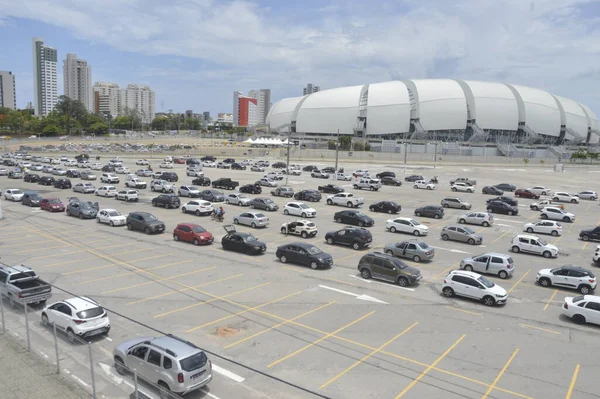 Ayuntamiento Natal Instala Sistema Drive Thru Para Detección Covid Enero — Foto de Stock