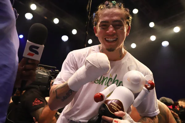 Boxkampf Zwischen Whindersson Nunes Und Popo Freitas Januar 2022 Balneario — Stockfoto