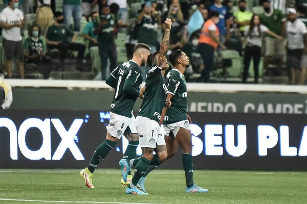 Campeonato Paulista Futebol 2022 Palmeira Água Santa Fevereiro 2022 São — Fotografia de Stock