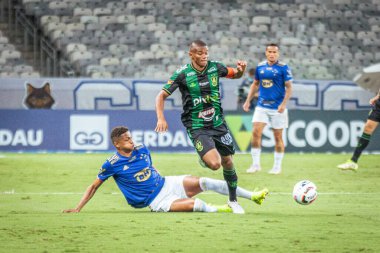 Mineiro Futbol Şampiyonası: Amerika-MG ve Cruzeiro. 2 Şubat 2022, Belo Horizonte, Minas Gerais, Brezilya: Mineirao Futbol Şampiyonası 'nın 2022 tarihli üçüncü turu için geçerli olan Amerika-MG ve Cruzeiro arasındaki futbol maçı 