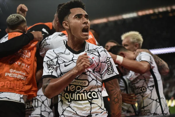 Paulista Soccer Championship Corinthians Und Santos Februar 2022 Sao Paulo — Stockfoto