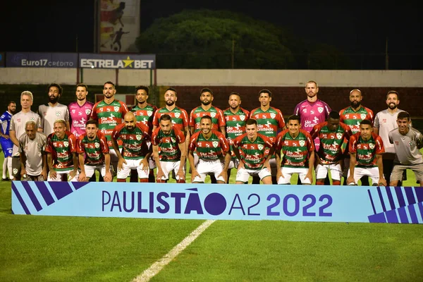 Druga Liga Paulista Soccer Championship Portuguesa Sao Bento Lutego 2022 — Zdjęcie stockowe
