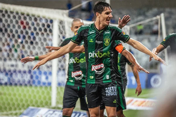 Mineiro Futbol Şampiyonası: Amerika-MG ve Cruzeiro. 2 Şubat 2022, Belo Horizonte, Minas Gerais, Brezilya: Mineirao Futbol Şampiyonası 'nın 2022 tarihli üçüncü turu için geçerli olan Amerika-MG ve Cruzeiro arasındaki futbol maçı 