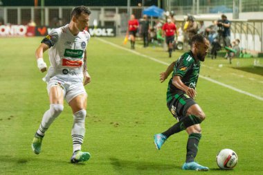 Mineiro Futbol Şampiyonası: Amerika-MG ve Atletizm Kulübü. 5 Şubat 2022, Belo Horizonte, Minas Gerais, Brezilya: Amerika-MG ve Athletic Club arasındaki futbol maçı, 2022 Mineiro Futbol Şampiyonası 'nın dördüncü turu için geçerlidir.