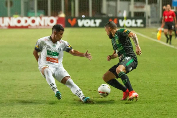 Mineiro Πρωτάθλημα Ποδοσφαίρου Αμερική Και Αθλητικός Όμιλος Φεβρουαρίου 2022 Belo — Φωτογραφία Αρχείου