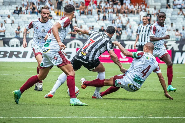 Mineiro Πρωτάθλημα Ποδοσφαίρου Atletico Και Patrocinense Φεβρουαρίου 2022 Belo Horizonte — Φωτογραφία Αρχείου