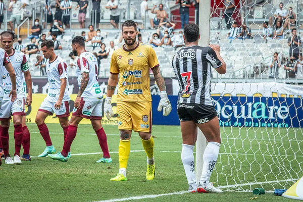 Campeonato Mineiro Futebol Atlético Patrocinense Fevereiro 2022 Belo Horizonte Minas — Fotografia de Stock