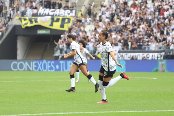 Vrouwen Voetbal Supercup Kwartfinales Korinthiërs Palmeiras Februari 2022 Sao Paulo — Stockfoto