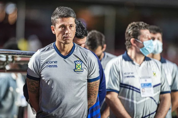 Campeonato Paulista Futebol São Paulo Santo Andre Fevereiro 2022 São — Fotografia de Stock