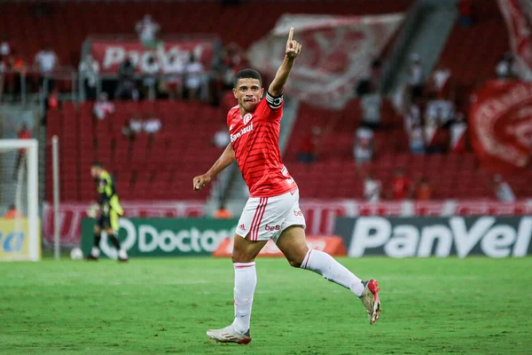 Campeonato Gaúcho Futebol 2022 Internacional Novo Hamburgo Fevereiro 2022 Porto — Fotografia de Stock