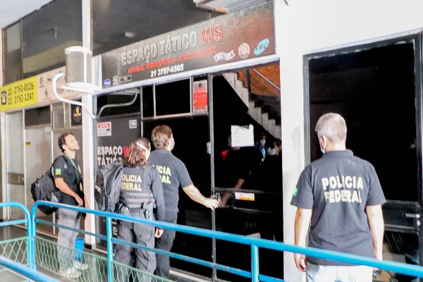 Operação Policial Confessio Rio Janeiro Fevereiro 2022 Rio Janeiro Brasil — Fotografia de Stock