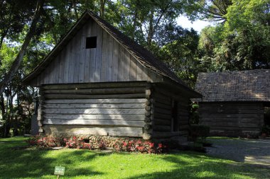 (Curitiba şehrindeki Bosque do Papa 'nın manzarası. Fabruary 11, 2022, Curitiba, Parana, Brezilya: Curitiba halkı tarafından 