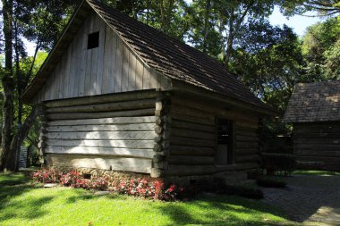 (Curitiba şehrindeki Bosque do Papa 'nın manzarası. Fabruary 11, 2022, Curitiba, Parana, Brezilya: Curitiba halkı tarafından 