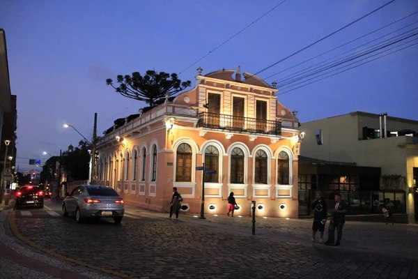 Bewegung Bars Und Auf Öffentlichen Plätzen Der Innenstadt Von Curitiba — Stockfoto