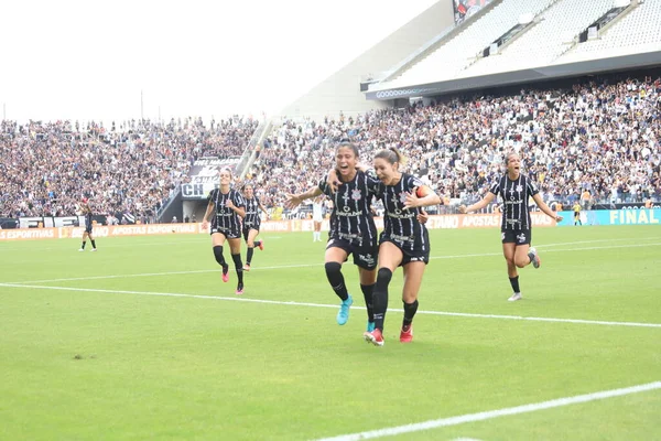 Frauenfußball Supercup Finale Corinthians Und Gremio Februar 2022 Sao Paulo — Stockfoto