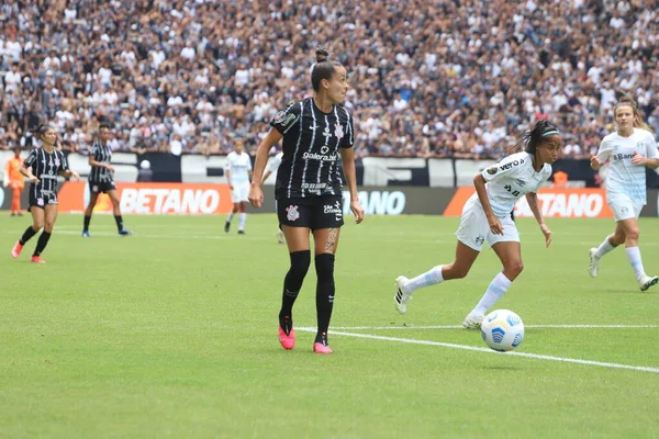 Women Soccer Supercup Final Corinthians Gremio Inglés Febrero 2022 Sao —  Fotos de Stock