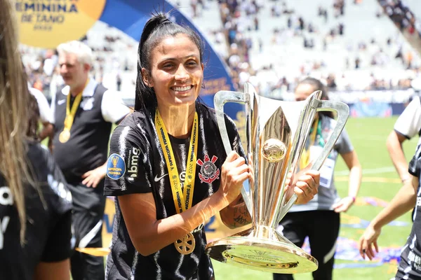 Women Soccer Supercup Final Corinthians Gremio February 2022 Sao Paulo — Stock Photo, Image