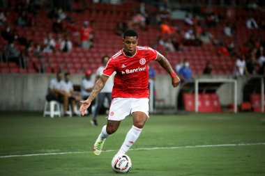 Paulista Futbol Şampiyonası: Korintliler ve Sao Bernardo. 16 Şubat 2022, Sao Paulo, Brezilya: Neo Quimica Arena 'da düzenlenen Paulista Futbol Şampiyonası' nın 7. turu için geçerli olan Korintliler ve Sao Bernardo FC arasındaki futbol maçı 