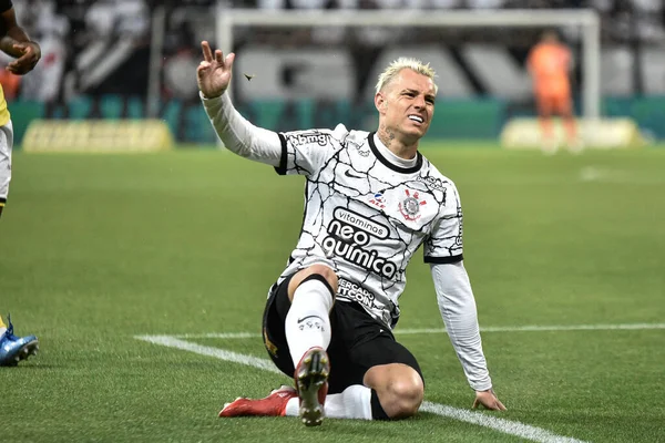 Campeonato Paulista Futebol Corinthians São Bernardo Fevereiro 2022 São Paulo — Fotografia de Stock