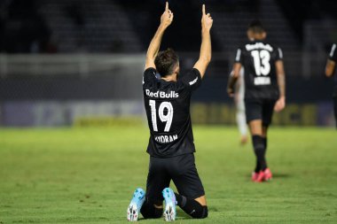 Paulista Futbol Şampiyonası: Red Bull Bragantino ve Agua Santa. 17 Şubat 2022 'de, Braganca Paulista, Sao Paulo, Brezilya: Artur, Red Bull Bragantino takımından, RB Bragantino ve Agua Santa