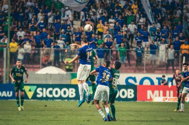 Mineiro Futbol Şampiyonası Cruzeiro ve Uberlandia. 17 Şubat 2022, Belo Horizonte, Minas Gerais, Brezilya: Independencia 'da düzenlenen Mineiro Futbol Şampiyonası' nın yedinci turu için geçerli olan Cruzeiro ve Uberlandia arasındaki futbol maçı