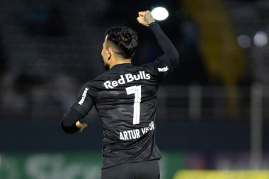 Paulista Futbol Şampiyonası: Red Bull Bragantino ve Agua Santa. 17 Şubat 2022 'de, Braganca Paulista, Sao Paulo, Brezilya: Artur, Red Bull Bragantino takımından, RB Bragantino ve Agua Santa