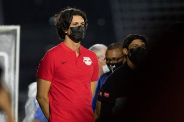 Paulista Futbol Şampiyonası: Red Bull Bragantino ve Agua Santa. 17 Şubat 2022 'de, Braganca Paulista, Sao Paulo, Brezilya: Artur, Red Bull Bragantino takımından, RB Bragantino ve Agua Santa