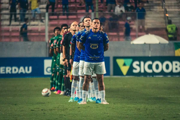 Campeonato Mineiro Futebol Cruzeiro Uberlândia Fevereiro 2022 Belo Horizonte Minas — Fotografia de Stock