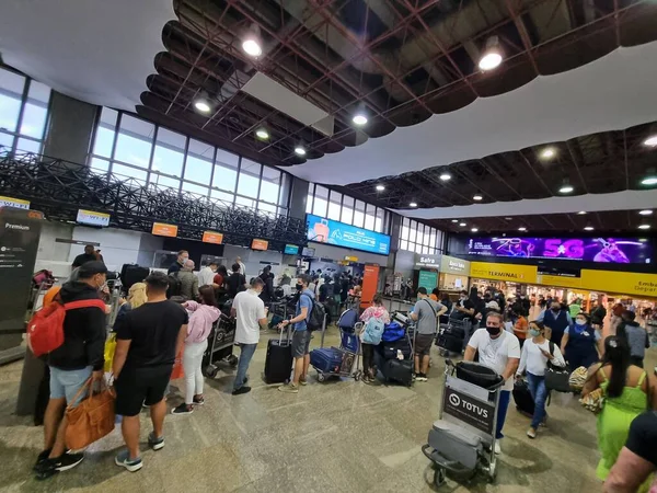 Brazílie Sao Paulo Února 2022 Mezinárodním Letišti Guarulhos Sao Paulu — Stock fotografie