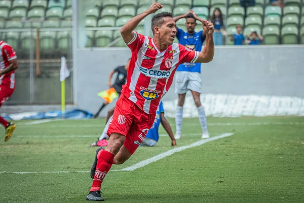 Belo Horizonte Minas Gerais Brasile Febbraio 2022 Partita Calcio Tra — Foto Stock