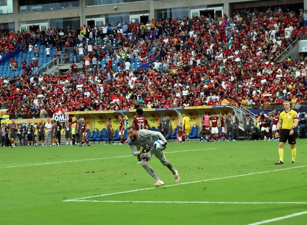 Atlético Mineiro Flamengo Febrero 2022 Cuiaba Mato Grosso Brasil Partido —  Fotos de Stock