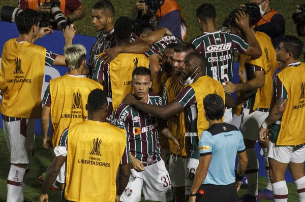Libertadores Soccer Cup America Second Phase Fluminense Millionarios March 2022 — Stock Photo, Image