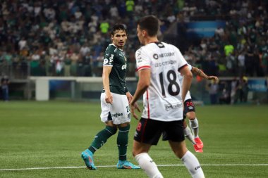 Sudamericana Futbol Recopa Finali: Palmeiras ve Athletico-PR. 2 Mart 2022, Sao Paulo, Brezilya. Athletico Paranaensa 'ya karşı 2-0' lık galibiyetten sonra Sudamericana Futbol Recopa Finali